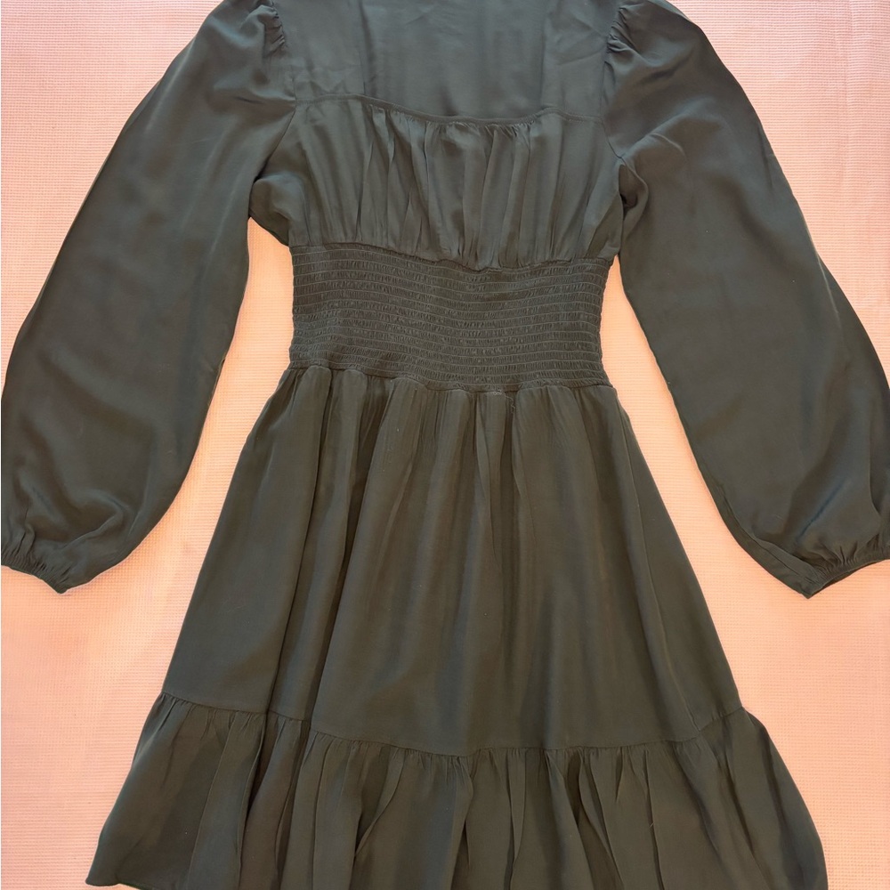 Hesperus  Forest Green Prairie Gypsy Dress